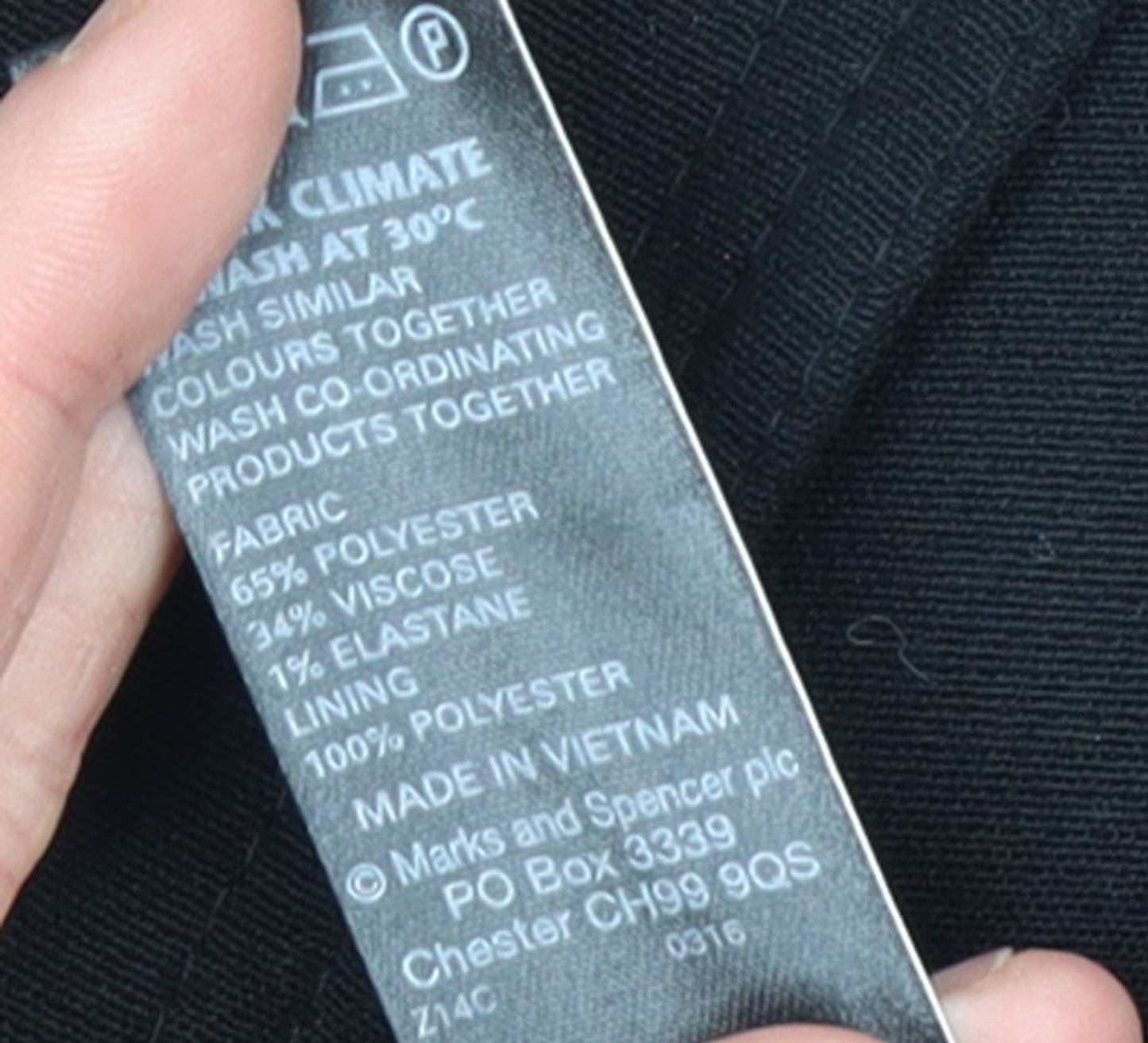 Marks and Spencer Women’s Black Size 24 Single-Breasted Blazer