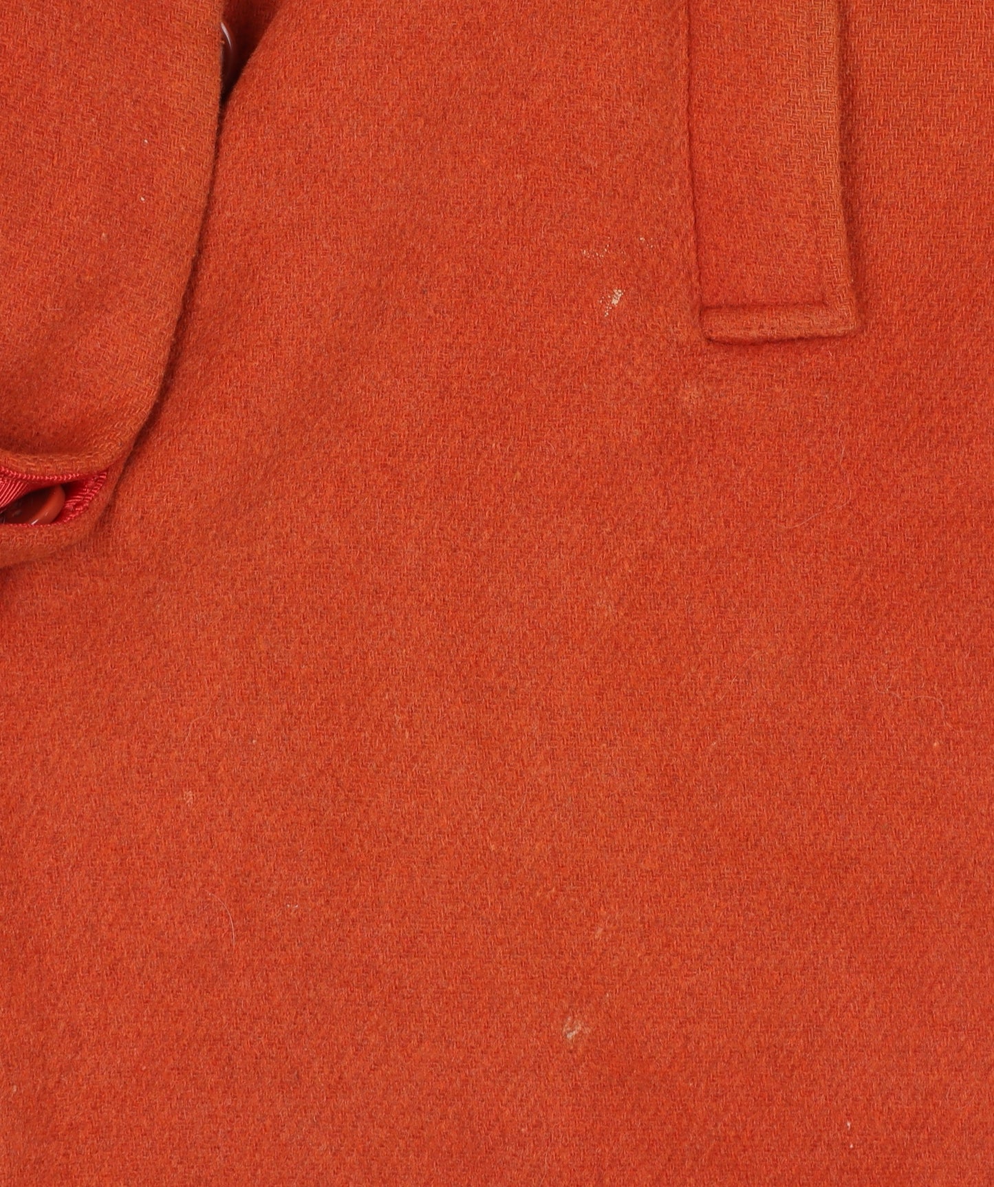 Dickins & Jones Women's Red Wool Mid-Length Overcoat Size 8