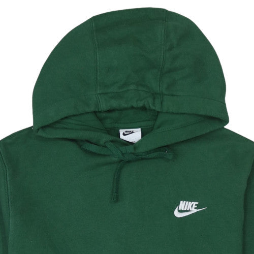 Nike Women's Green Pullover Hoodie XS Cotton Blend Casual Sweatshirt