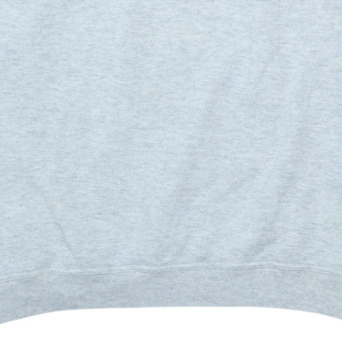 Champion Men’s Grey 2XL Pullover Sweatshirt Embroidered Logo Vintage