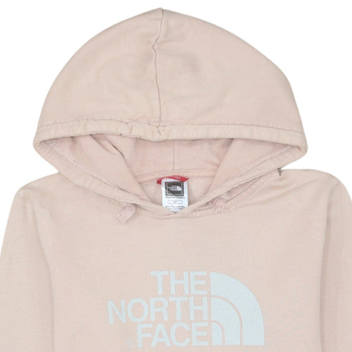 The North Face Womens Beige Pullover Hoodie Small 100% Cotton Casual
