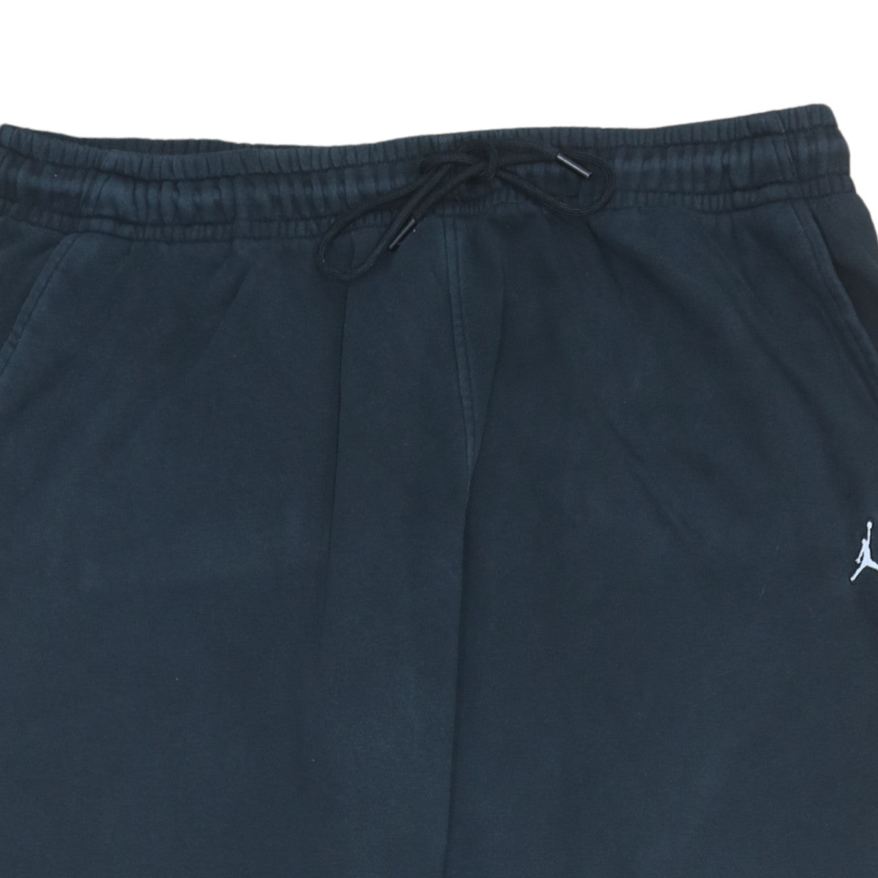 Jordan Men's Black 2XL Fleece Sweatpants with Drawstring Waist