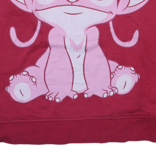 Disney Primark Women's Red Sweatshirt XL Angel Character Crew Neck