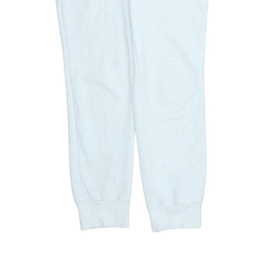 Puma Womens White XS Jogger Sweatpants Cotton Fleece