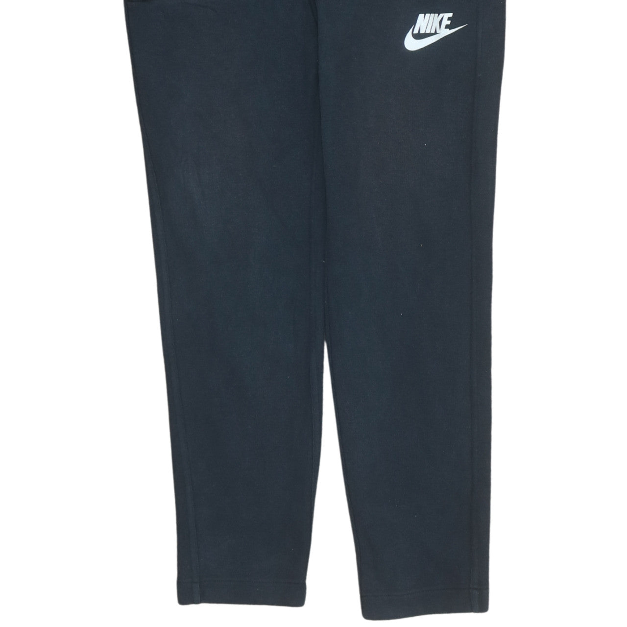Nike Men's Black Jogger Trousers Size M with Logo and Zip Pockets