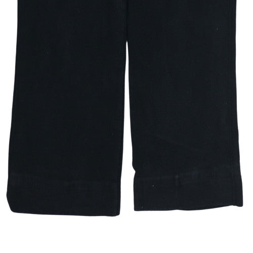 Nike Womens Black Fleece Sweatpants L Regular Fit Elastic Waist