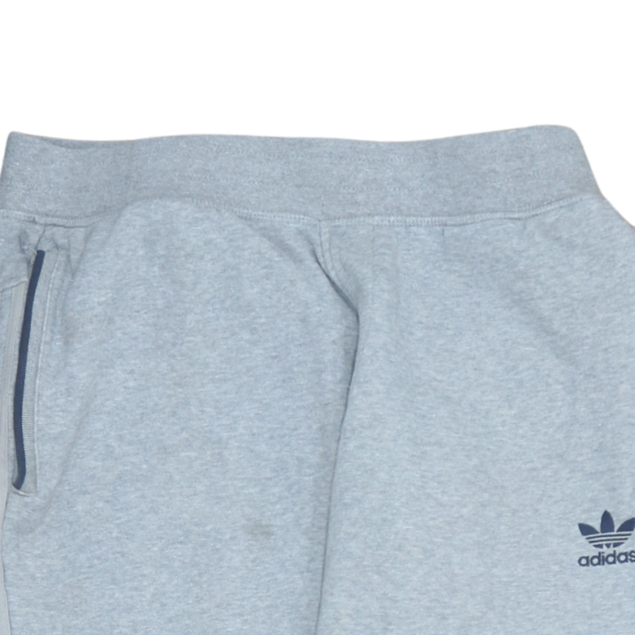 Adidas Men's Grey Joggers L Tapered Fit Casual Sportswear
