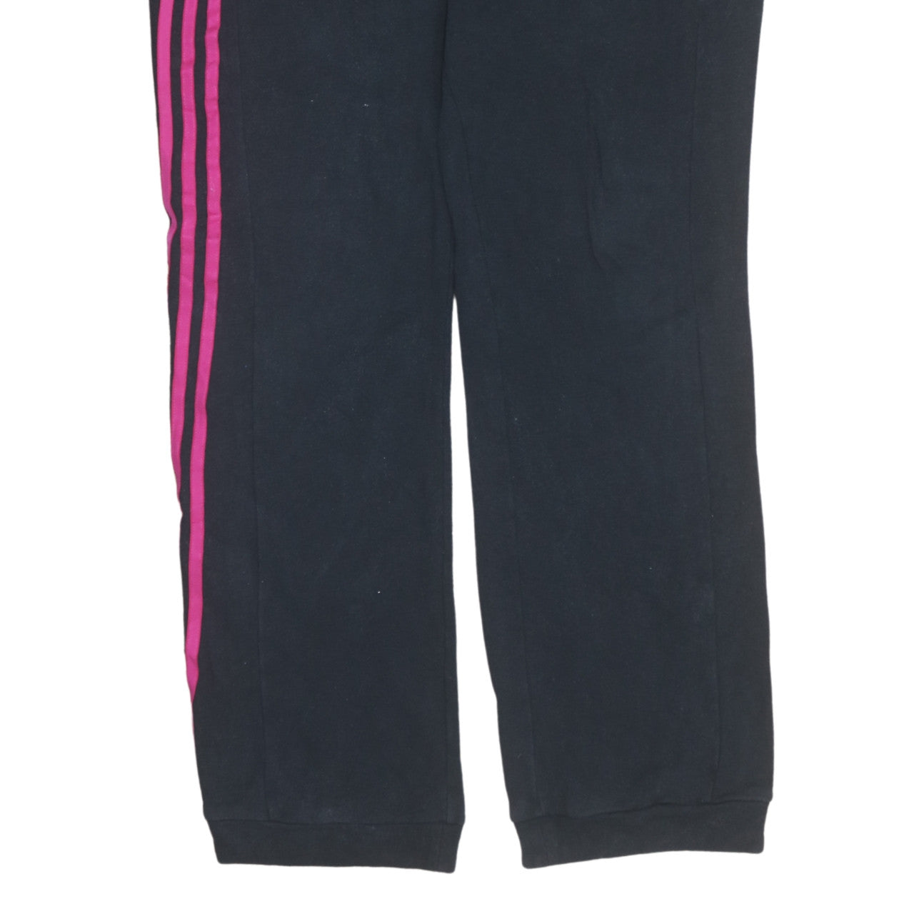 Adidas Women’s Black Pink Stripe Sweatpants M Regular Fit