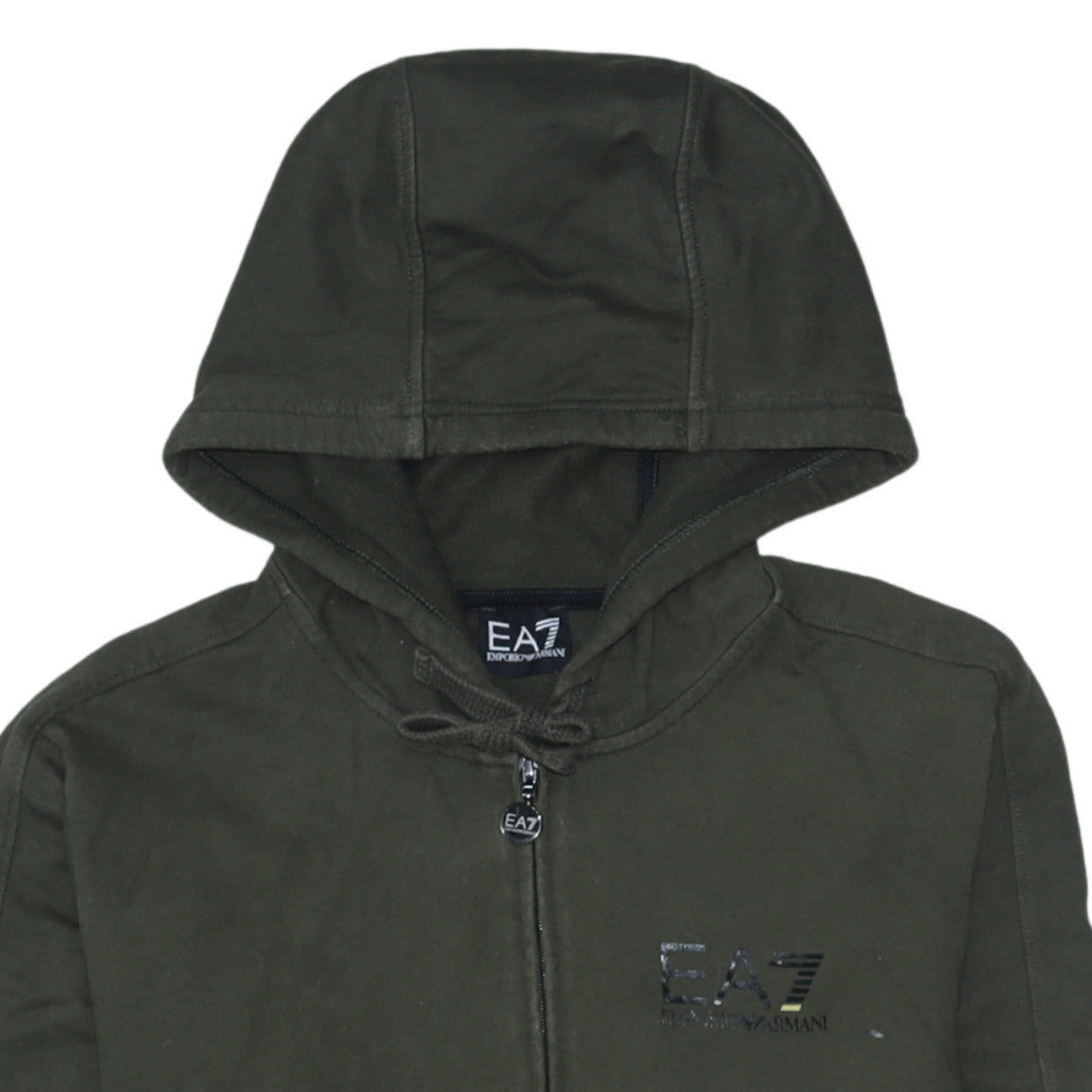 Emporio Armani EA7 Men's Green Full Zip Hoodie Size S