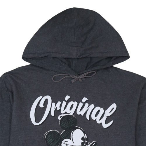 Disney Women’s Black Pullover Hoodie Mickey Mouse Graphic L/14