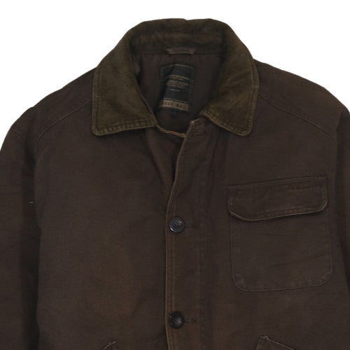 Best Way Men’s Brown Cotton Field Jacket M Workwear Coat