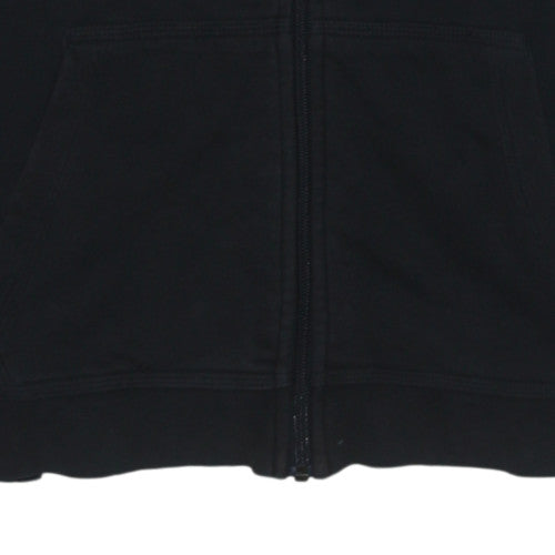 Nike Teens Black Full Zip Hoodie L Regular Fit Sportswear