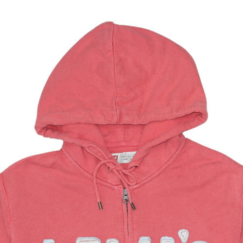 Levi's Women Coral Pink Full Zip Hoodie Size S Cotton Blend