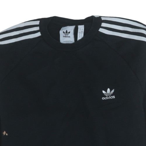 Adidas Men's Black Crew Neck Pullover Sweatshirt Size L