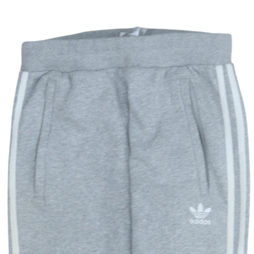 Adidas Men Grey Jogger Sweatpants Small Elastic Waist Fleece