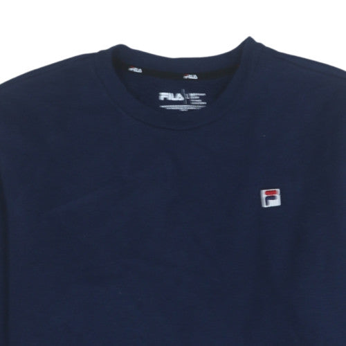 FILA Men's Blue Crew Neck Pullover Sweatshirt Size L