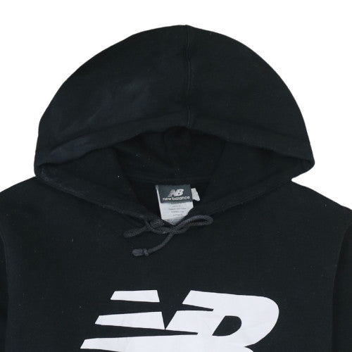 New Balance Mens Black Pullover Hoodie L Fleece Sportswear