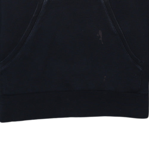 Le Coq Sportif Men's Black Pullover Hoodie S Regular Fit Graphic