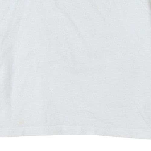 Tommy Hilfiger Teens White XL Collared Pullover Sweatshirt