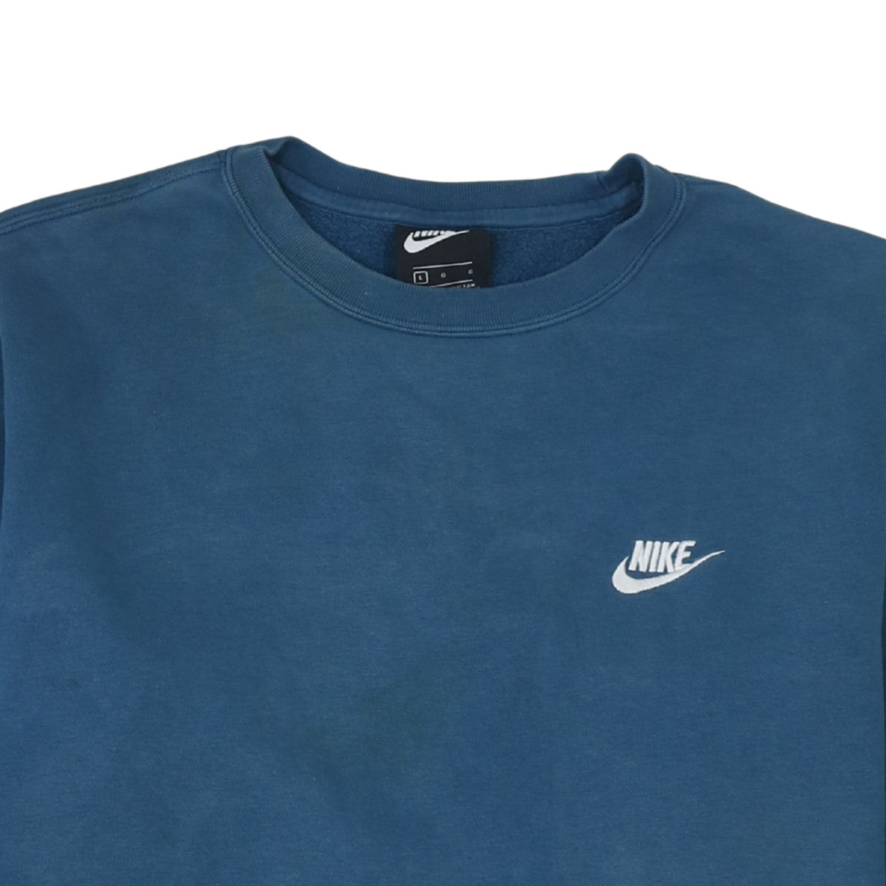 Nike Men's Blue Pullover Crew Neck Sweatshirt Size L