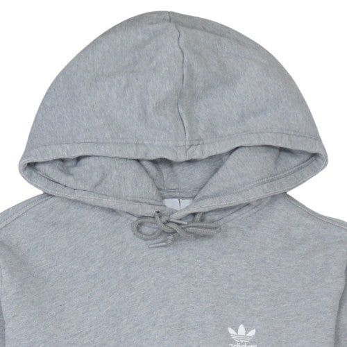 Adidas Men's Grey Pullover Hoodie Sweatshirt Size M