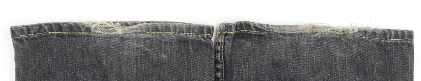 Timberland Men's Grey Straight Leg Jeans Size 36 Classic Denim