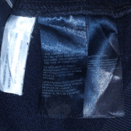 Tommy Hilfiger Men's Navy Full Zip Hoodie L Vintage Fit Cotton Blend