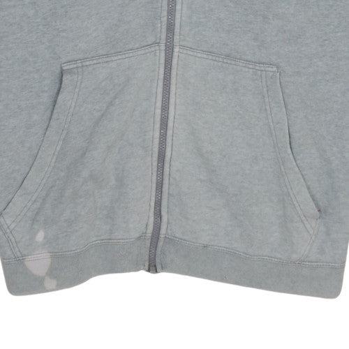 Nike Men's Grey 2XL Full Zip Hoodie Sweatshirt