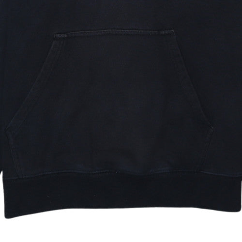 Champion Men's Black Medium Pullover Hoodie with Logo and Kangaroo Pocket