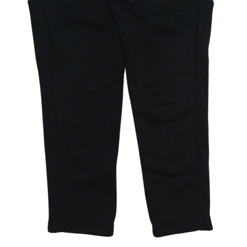 Adidas Men's Black Slim Fit Track Pants S Elastic Waist Tapered Leg