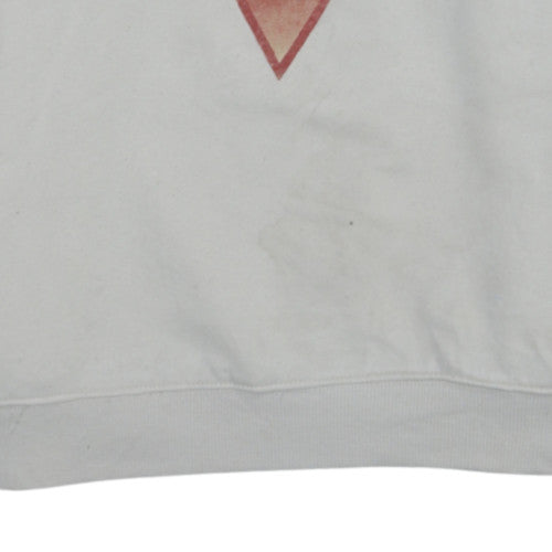 Def Leppard Unisex White XS Pullover Crew Neck Graphic Sweatshirt