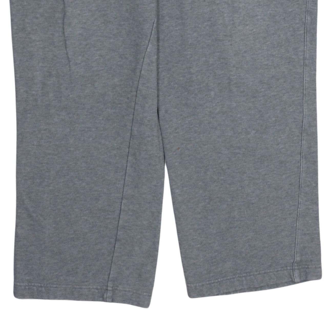 Puma Men’s Grey Fleece Sweatpants L Regular Fit Elastic Waist