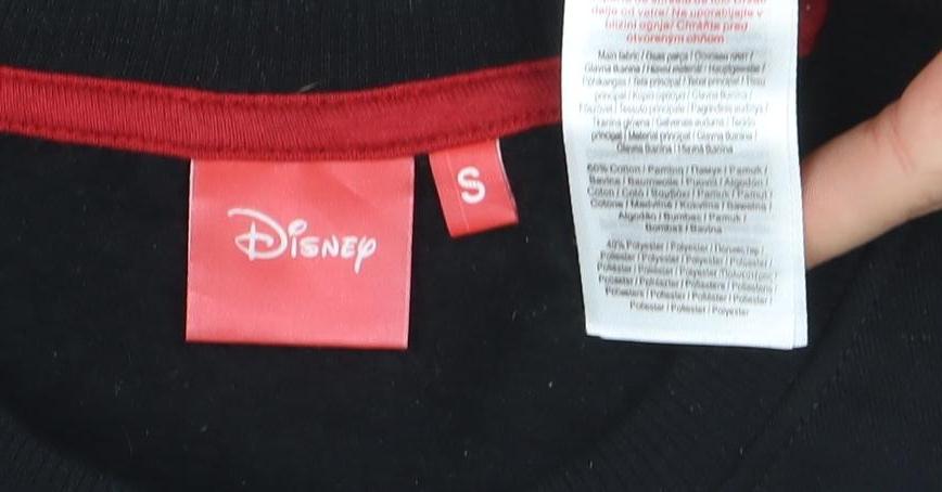 Disney Men's Black Mickey Mouse Graphic Pullover Sweatshirt Size S