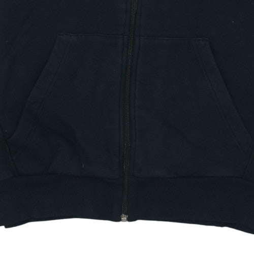 Adidas Men's Black Full Zip Hoodie Medium Performance Essentials