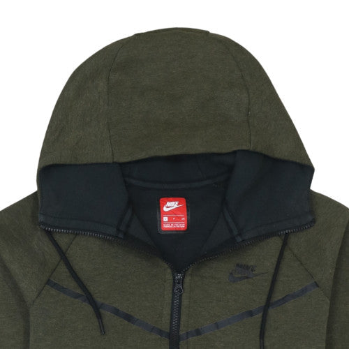 Nike Men's Green Full Zip Hoodie Size S Regular Fit Sportswear