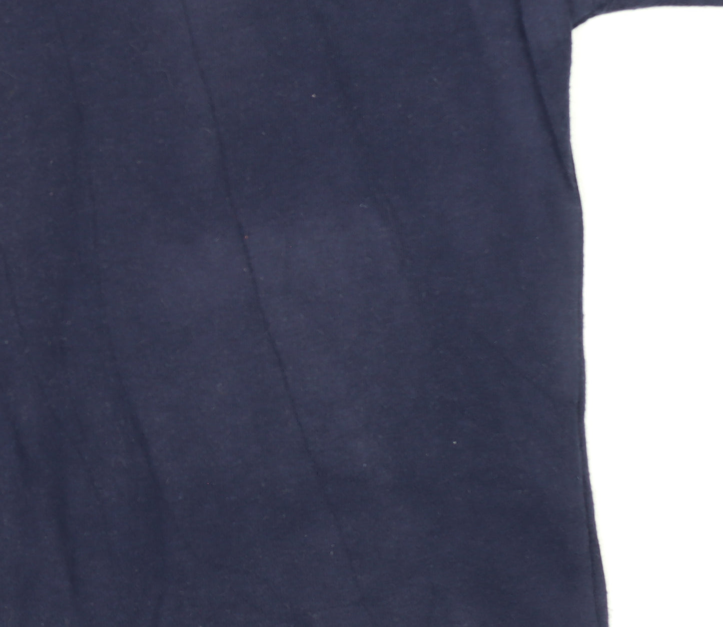 GAP Women Navy Blue Tall Sweatshirt L Logo Crew Neck Casual