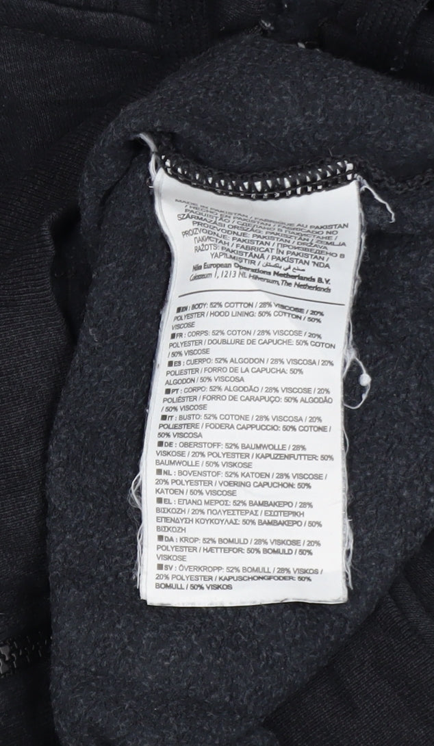 Nike Men's Black Full Zip Hoodie M Sportswear Sweatshirt