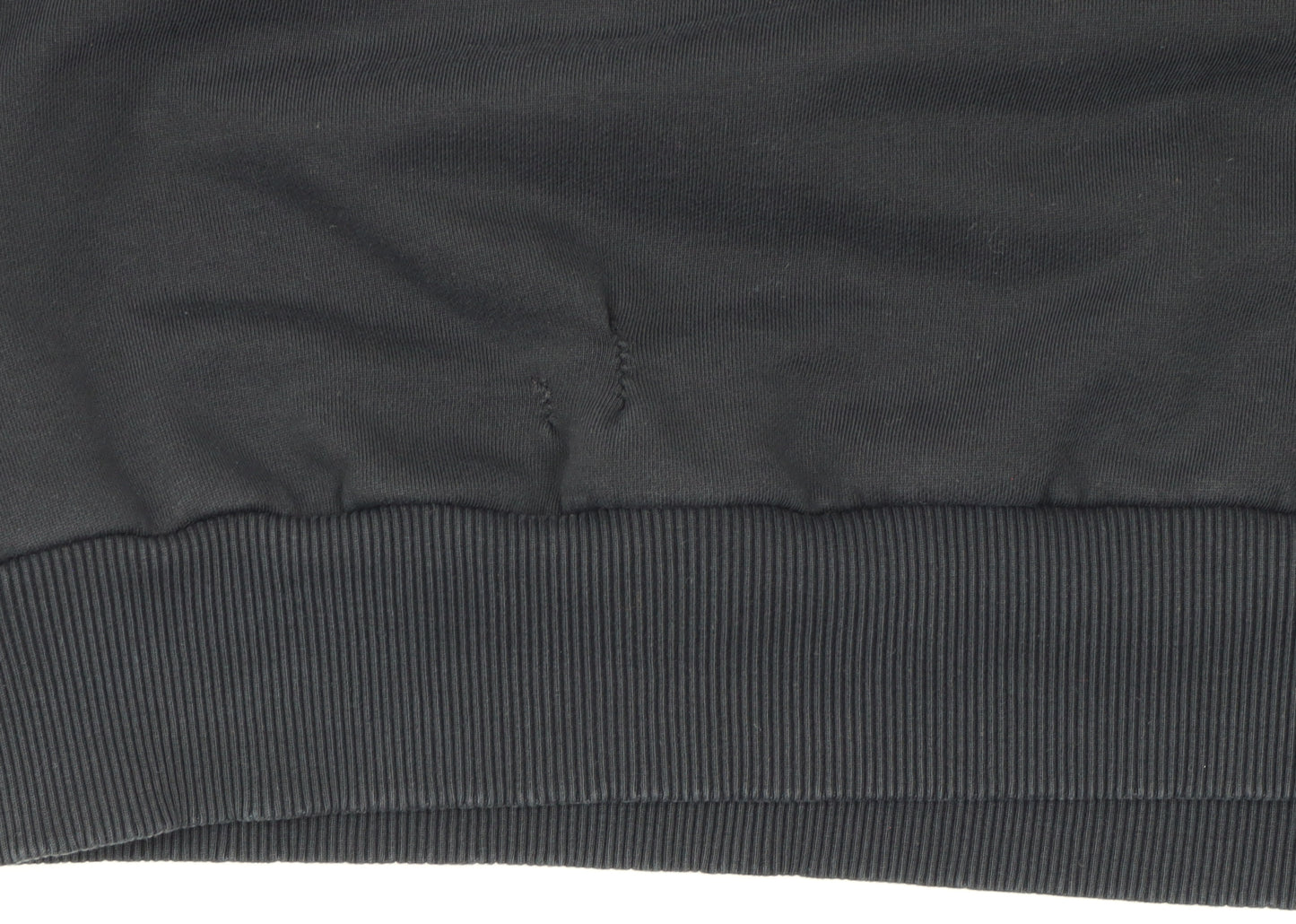 Diesel Men's Black 2XL Pullover Sweatshirt with Logo Embroidery