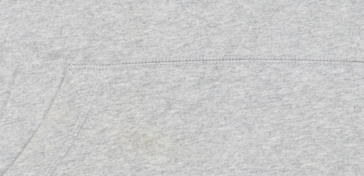 Canterbury Men's Grey Pullover Hoodie M Sports Embroidered Logo