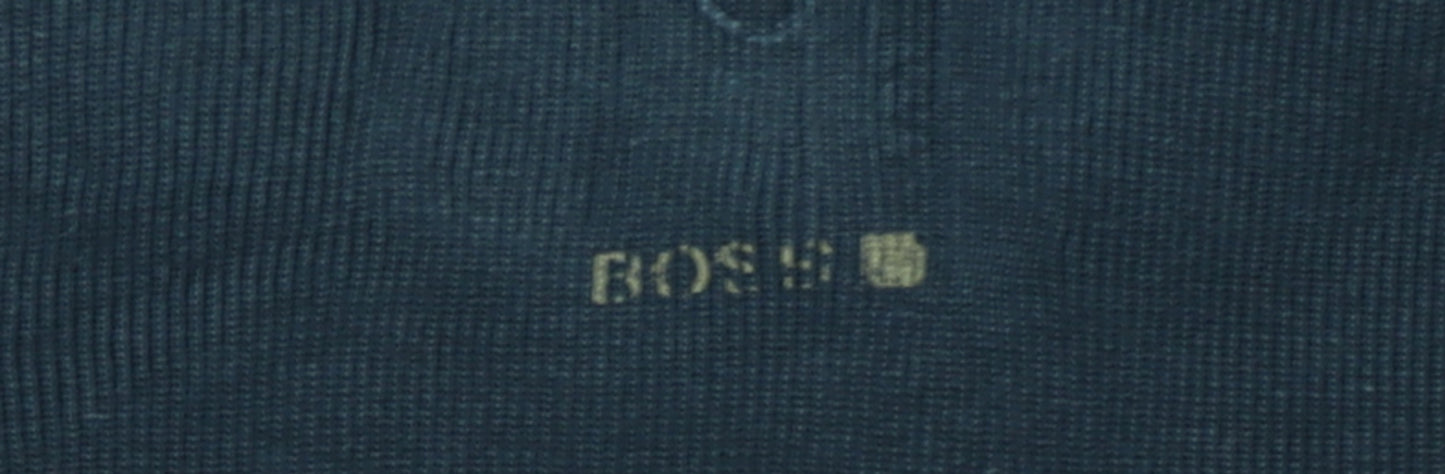 Hugo Boss Men's Black Long Sleeve Cotton Crew Neck T-Shirt Size S
