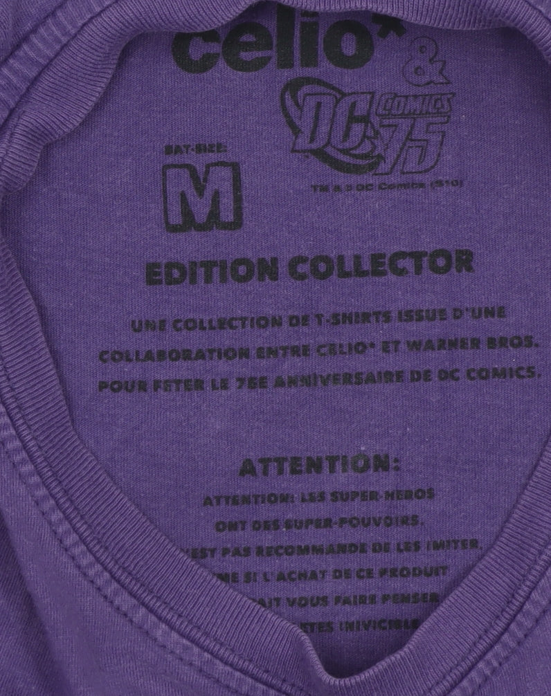 Celio DC Comics Batman Purple Graphic Men’s M T-Shirt
