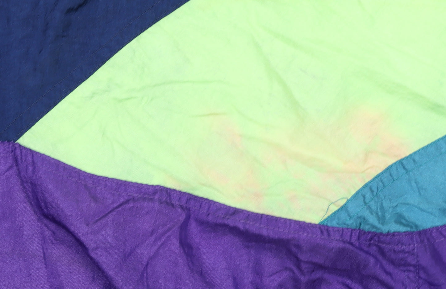 Challenge Women's Multicoloured 90s Polyamide Track Jacket Size 8
