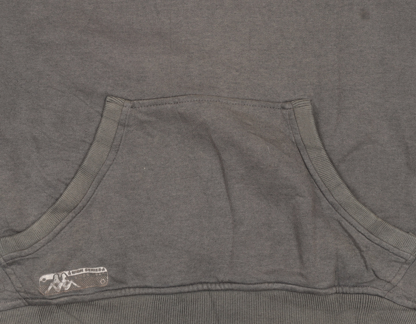 Kappa Men's Grey 2XL Pullover Hoodie Sports Logo Sweatshirt