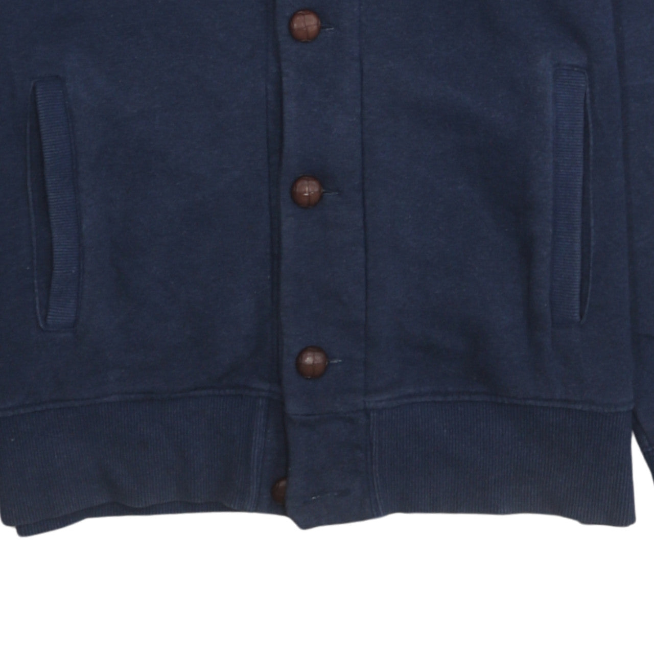 Fred Perry Men's Blue L Button Cardigan Sweatshirt