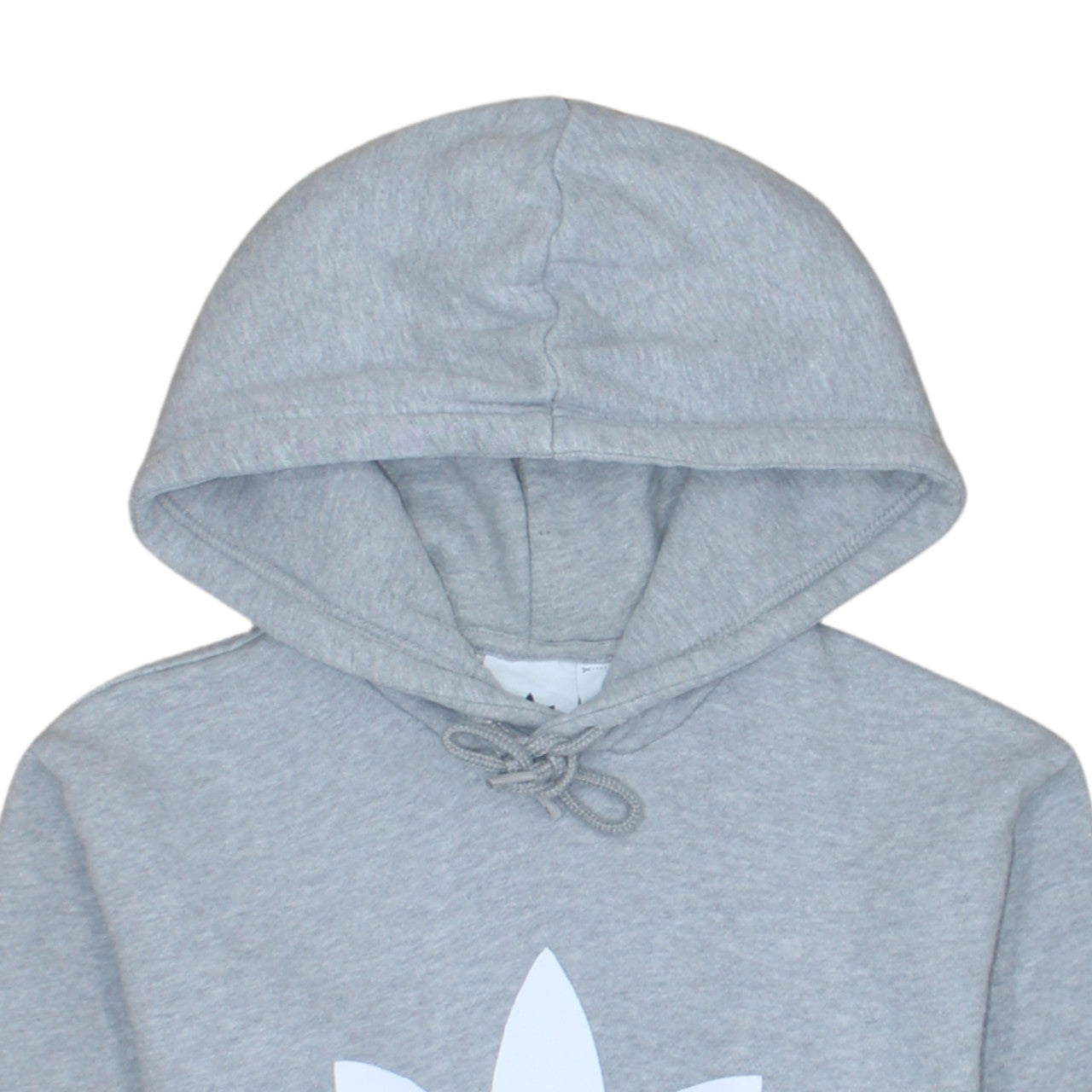 Adidas Mens Grey Pullover Hoodie XS Regular Fit Logo Fleece