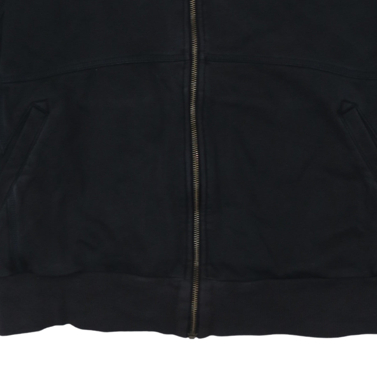Puma Men's Black XL Full Zip Collared Sweatshirt with Logo