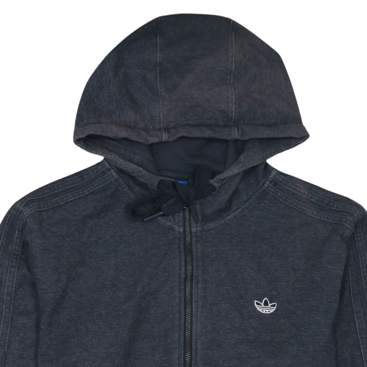 adidas Men’s Black Full Zip Hoodie L Regular Fit Sportswear