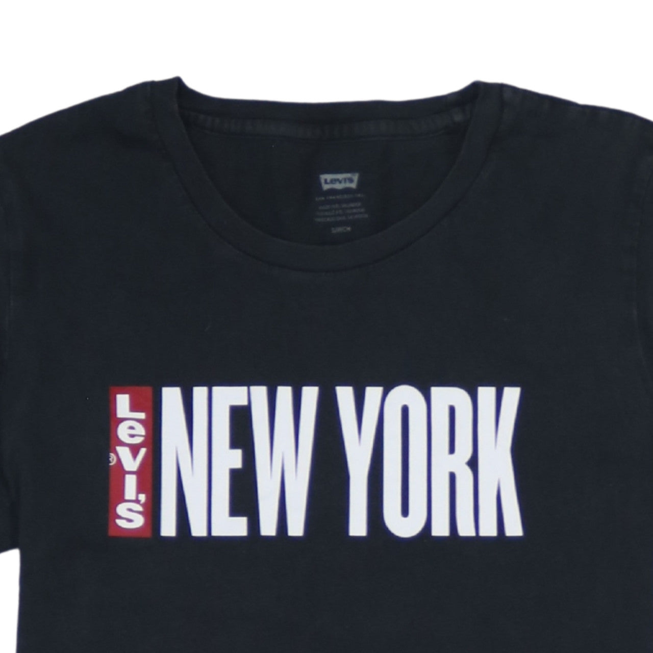 Levi's Men's Black New York Graphic Crew Neck T-Shirt Size S