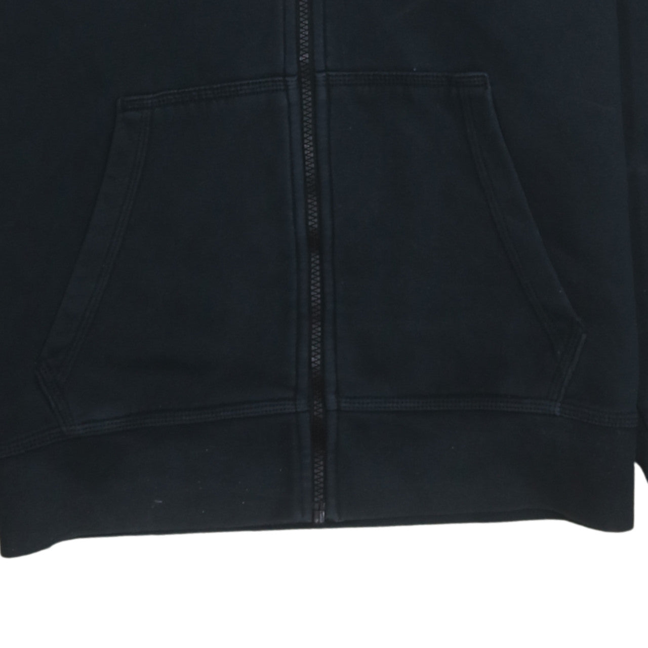 Nike Men’s Black Full Zip Hoodie Size M Fleece Sportswear