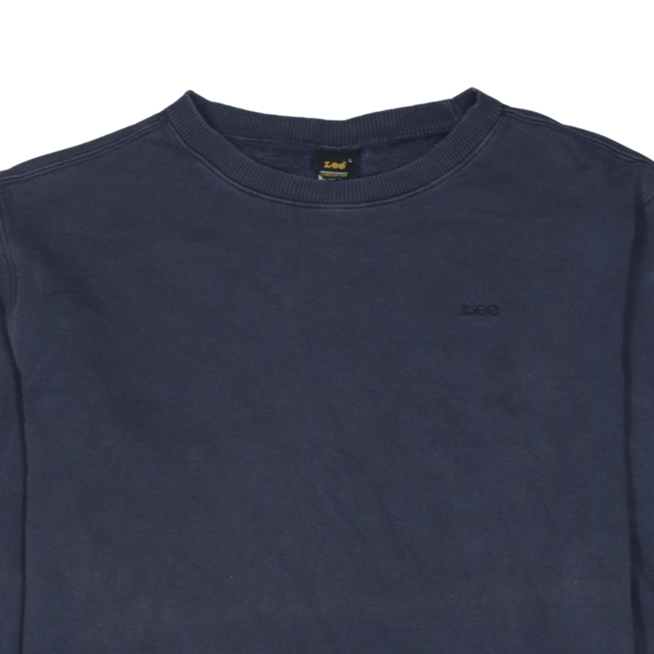 Lee Men's Blue Cotton Crew Neck Pullover Sweatshirt Size L